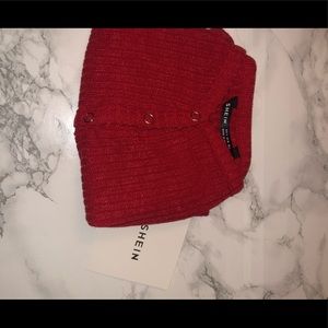 Red Off the shoulder CropTop